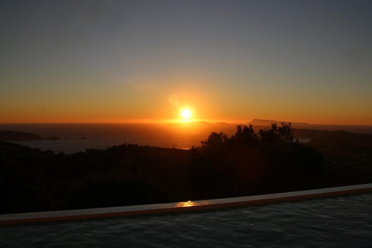 Sunset Sea View Villa 3 Agios Georgios Pagon Exteriér fotografie